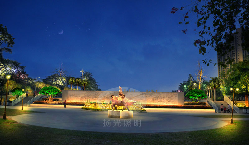 公園廣場夜景照明設計